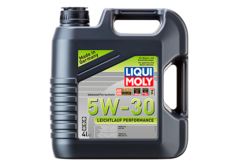 Envase de aceite LIQUI MOLY LIQUI MOLY LEICHTLAUF PERFORMANCE 5W30 FULL SINTETICA  - GL  4LT grado 5W30 - Lubricentro Piloto
